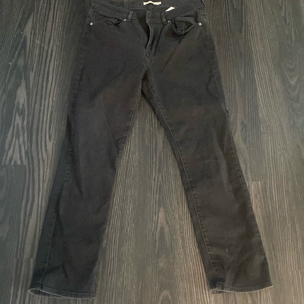Levi's Straight Leg Jeans in Black